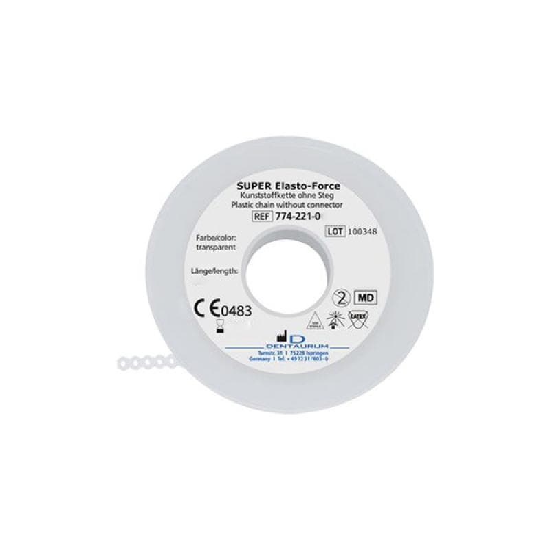 Memory Chain Super Elasto Force Without Connector Transparent 3.5 Meter