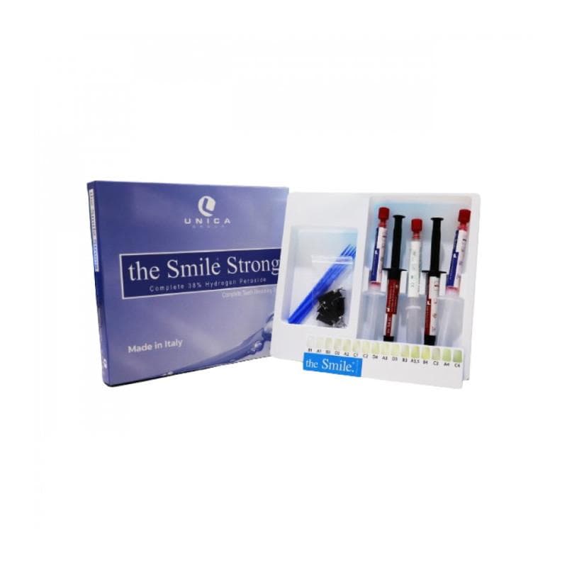 The Smile Strong 38% Hydrogen Peroxide Complete Bleaching Office Kit
